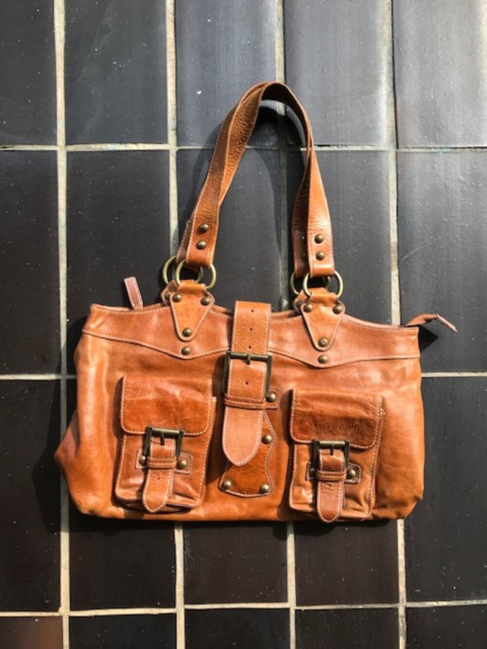 Marta Ponti Leather Bag purse